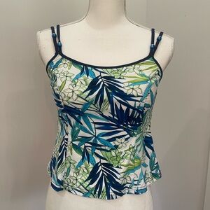 Tropical Print Tankini Top Fashion Bug Sz 6 New